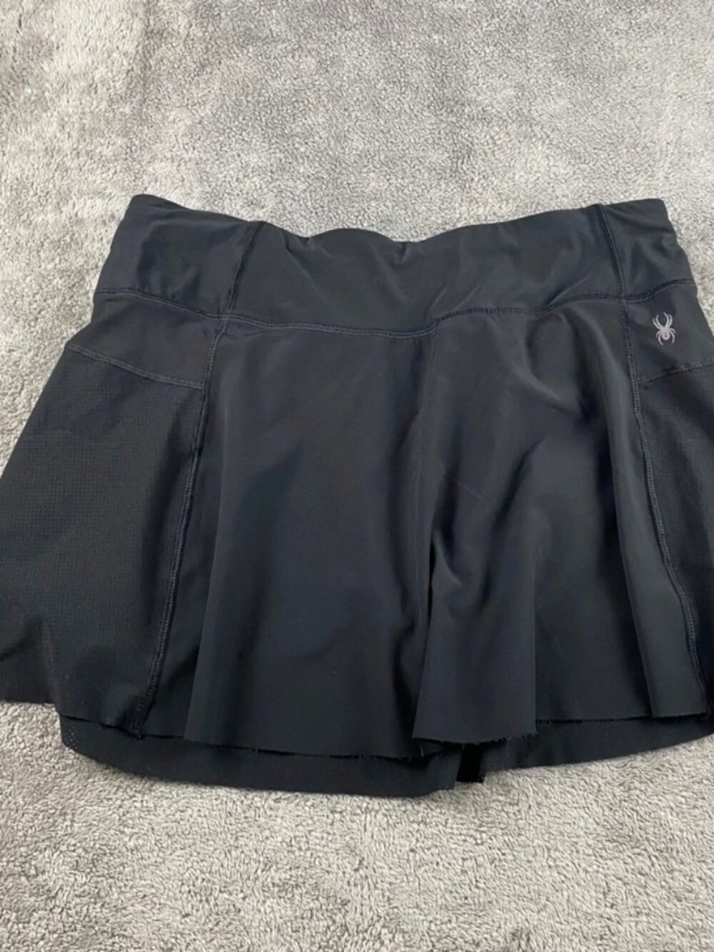 Spyder Active Skirt Shorts Skort Womens Large Black